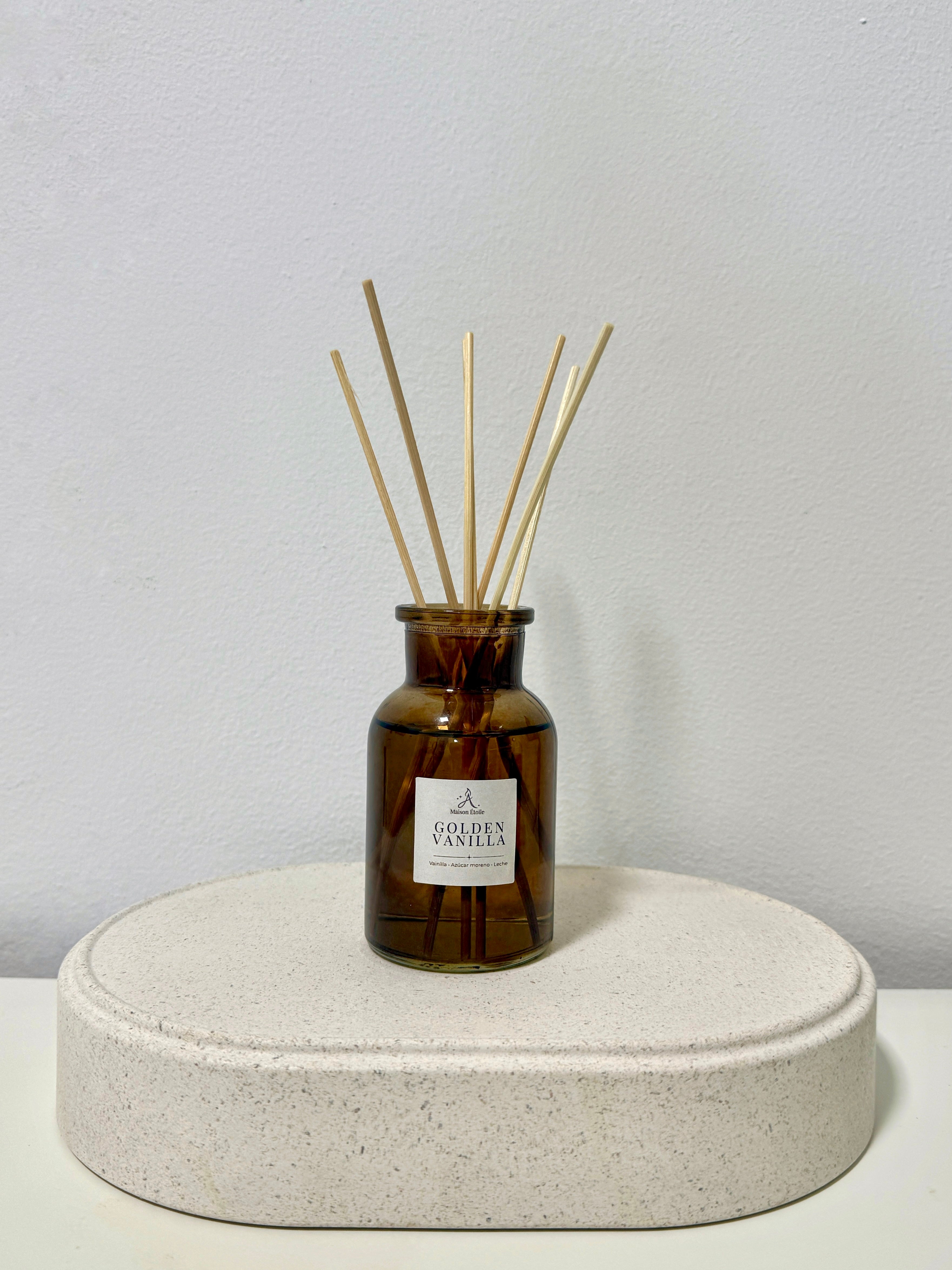 Mikado Golden Vanilla — Perfuma tu hogar con elegancia ✨